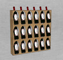 F18 Metal bottle rack