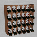 F24 B - Metal bottle rack