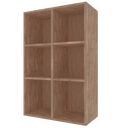 Modulo Legno 4 Ripiani Fissi K526 - 90 bottiglie