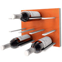 Stact C-Type Aluminum/Wood Bottle Rack