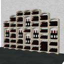 Voorstel wand wijnrek 430 plaatsen