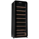 Matt Black Cellar Fridge 76 Bottles - Single Temperature