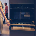 Cajón de cristal negro para frigorífico