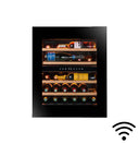 Wifi-eingebauter Weinkeller mit selbstbelüfteter Säule für 29 Flaschen Duale Temperatur – Push-Pull-Öffnung