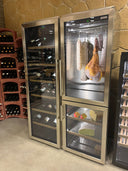Cantina Frigo Inox Vino + Salumi e Formaggi - 3 Temperature