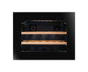 Wijnkoelkast Inbouw Kolomventilatie 21 flessen Dubbele Temperatuur - Push Pull Opening
