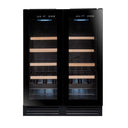 Cantina Frigo Incasso Black 47 bottiglie Doppia Temperatura