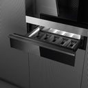 Cajón de cristal negro para frigorífico