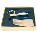 Lever Corkscrew with Zelkova Wooden Support Base