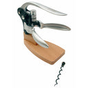 Lever Corkscrew with Zelkova Wooden Support Base