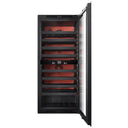 Built-in Cellar Fridge 62 Push Pull Bottles - Dual Temperature