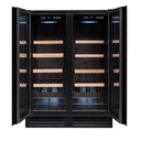 Cantina Frigo Incasso Black 47 bottiglie Doppia Temperatura