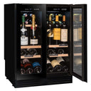 Cantina Frigo Incasso Black 47 bottiglie Doppia Temperatura