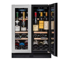 Built-in cellar fridge for 47 bottles, double temperature