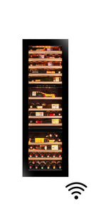 Self-ventilated Wifi Refrigerated Cellar Built-in Column N 94 bottles. - Push Pull opening