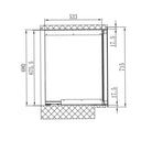 Wifi-eingebauter Weinkeller mit selbstbelüfteter Säule für 29 Flaschen Duale Temperatur – Push-Pull-Öffnung