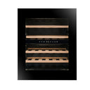 Wifi-eingebauter Weinkeller mit selbstbelüfteter Säule für 29 Flaschen Duale Temperatur – Push-Pull-Öffnung