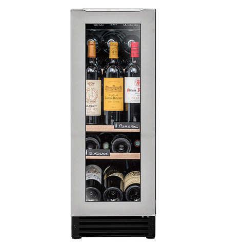 Built-in wine cellar fridge for 21 bottles, single temperature