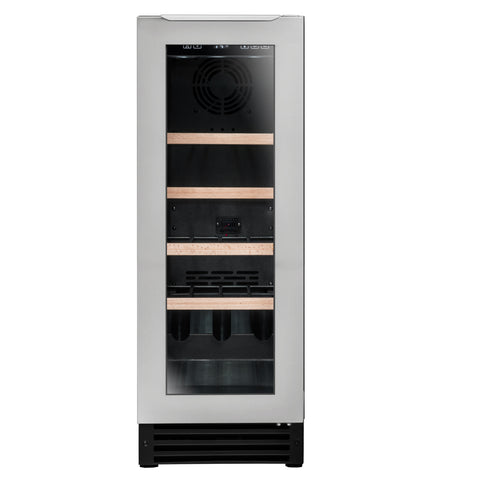Built-in wine cellar fridge for 21 bottles, single temperature