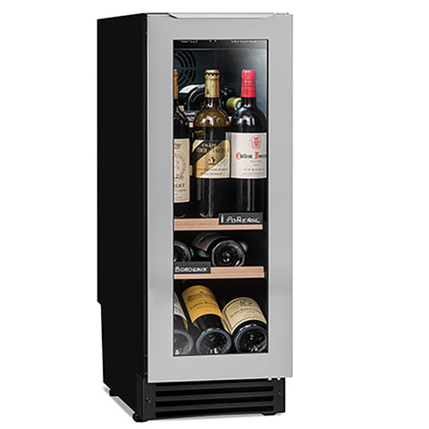 Built-in wine cellar fridge for 21 bottles, single temperature
