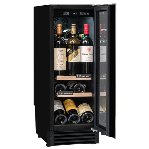 Built-in wine cellar fridge for 21 bottles, single temperature