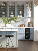 Built-in cellar fridge N 25 bottles. - Double Temperature