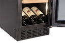 Cave à Vin Wifi Encastrable en Colonne 18 Bouteilles – Poignée Cachée Sous le Plan de Travail