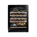 Built-in Cellar Fridge Black 44 Bottles. Single Temperature