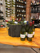 Vintage Oval Black champagne glass