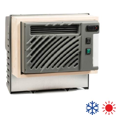C50/S - Clima Monoblocco empotrable de pared - Refrigeración + Calefacción hasta 50 m3