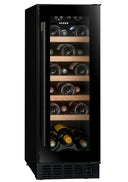 Kühlschrankkeller in der Küche schwarz lackiert