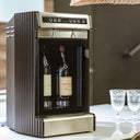 2 bottles refrigerated dispenser