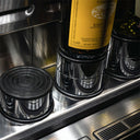 2+2 bottle dispenser behind the counter