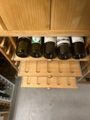 Holzmodul 9 Schieberegale + Flügeltüren – 85 Flaschen