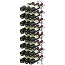 Front Wall 8x3 Portabottiglie in Acciaio
