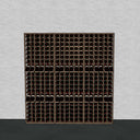 Houten module wand - 324 flessen