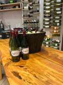 Vintage XL Black champagne glass