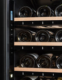 Wifi glazen kelderkoelkast 149 flessen - enkele temperatuur