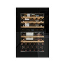 Black Column Built-in Self-Ventilated Refrigerator Cellar for 47 Bottles - Push Pull Opening