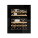 Black Column Built-in Self-Ventilated Refrigerator Cellar for 29 Bottles - Push Pull Opening