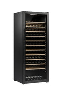 Wifi glazen kelderkoelkast 149 flessen - enkele temperatuur