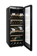 Wifi kelderkoelkast 254 flessen - vol glas - enkele temperatuur