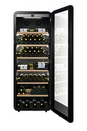 Wifi kelderkoelkast 254 flessen - vol glas - enkele temperatuur