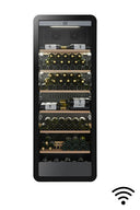 Wifi kelderkoelkast 254 flessen - vol glas - enkele temperatuur