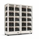 Luxury Wall Showcase M - 240 Flaschen - Doppelte Temperatur