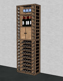 Holzmodul 9 Schieberegale + Flügeltüren – 85 Flaschen