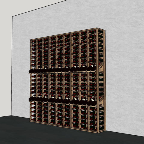 Wood Module Wall - 324 bottles