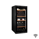 Cantina Frigo Wifi Black 138 Bottiglie Doppia Temperatura