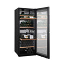 Black Wifi Cellar Fridge 193 Bottles Double Temperature