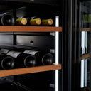 Black Wifi Cellar Fridge 204 Bottles Single Temperature
